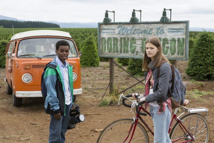 Jahi Di'Allo Winston and Peyton Kennedy in Neflix Original EVERYTHING SUCKS!. Photo Credit: Scott Patrick Green/Netflix