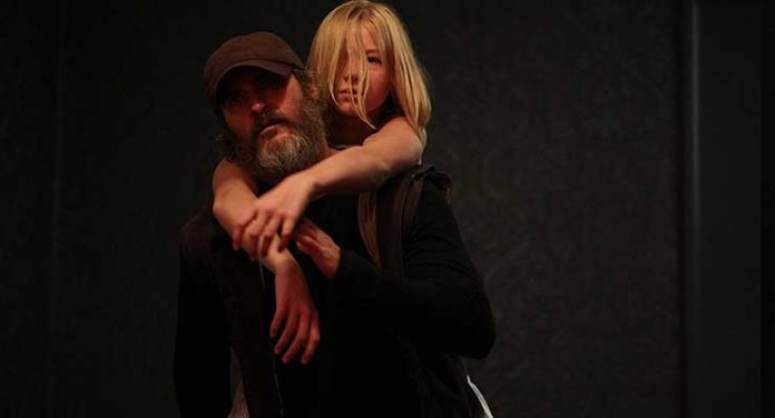 Joaquin Phoenix and Ekaterina Samsonov in You Were Never Really Here (2017)