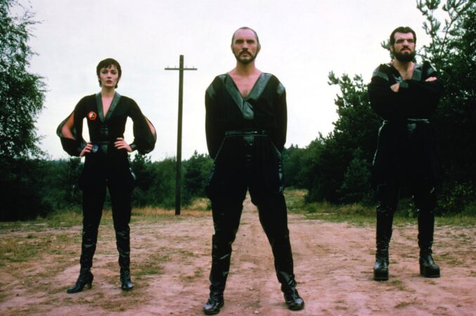 Terence Stamp, Sarah Douglas, and Jack O'Halloran in Superman II (1980)