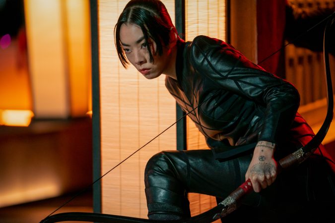 Rina Sawayama as Akira Shimazu in John Wick: Chapter 4. Photo Credit: Murray Close