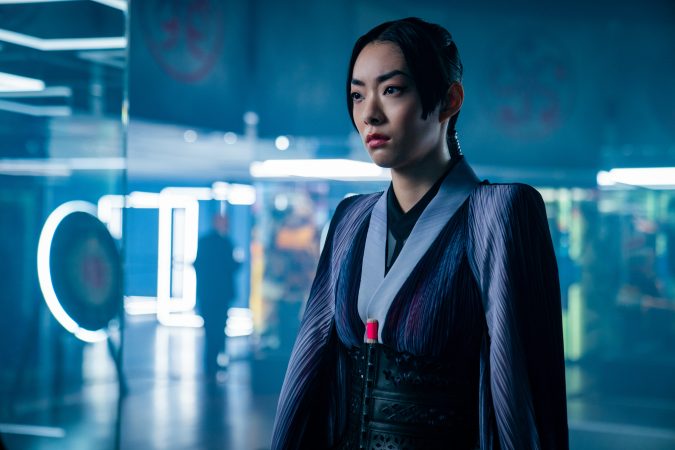 Rina Sawayama as Akira Shimazu in John Wick: Chapter 4. Photo Credit: Murray Close