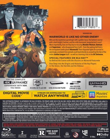 Justice League: Warworld 4K Ultra HD Combo (Warner Bros. Home Entertainment)