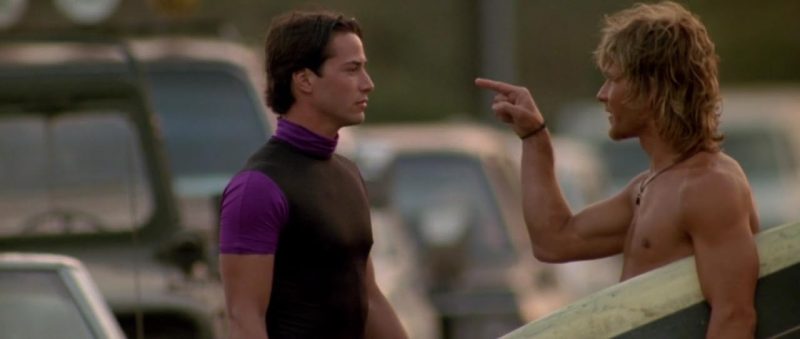 Patrick Swayze and Keanu Reeves in Point Break (1991)