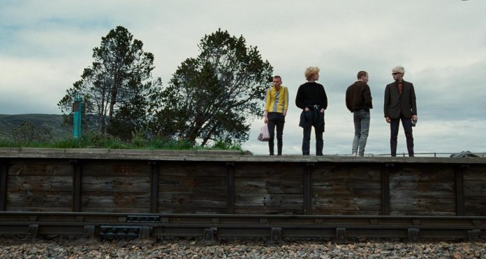 Ewan McGregor, Jonny Lee Miller, Ewen Bremner, and Kevin McKidd in Trainspotting (1996)