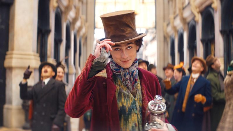 Timothée Chalamet in Wonka (2023)