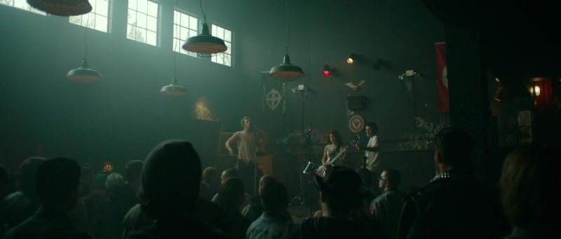 Alia Shawkat, Anton Yelchin, and Callum Turner in Green Room (2015)