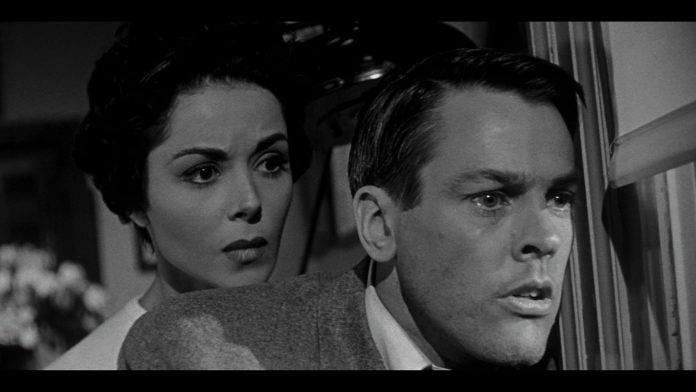 Kevin McCarthy and Dana Wynter in Invasion of the Body Snatchers (1956)