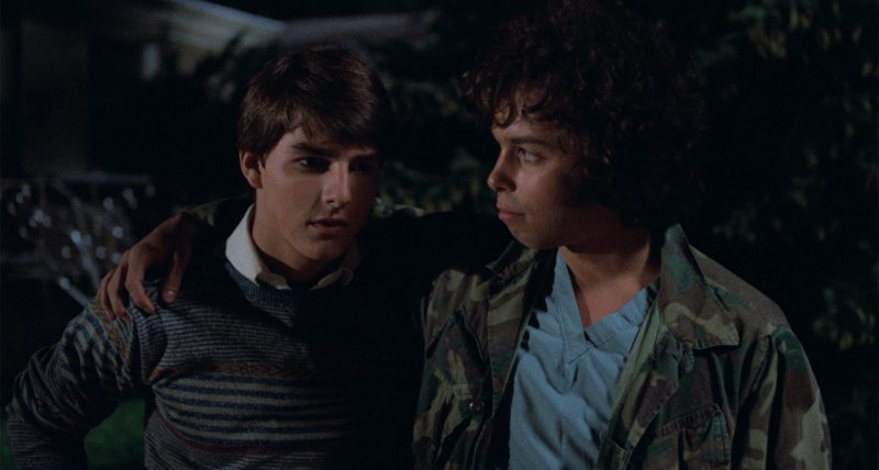 Tom Cruise and Curtis Armstrong in Risky Business (1983)