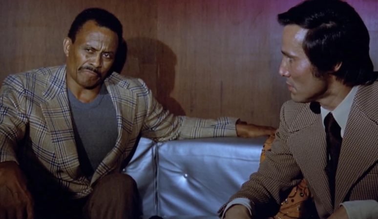 Woody Strode and Henry Silva in The Italian Connection (1972)